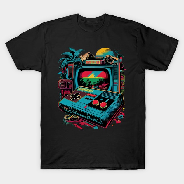 Retro 1980's T-Shirt by remixer2020